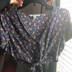 Floral crop top